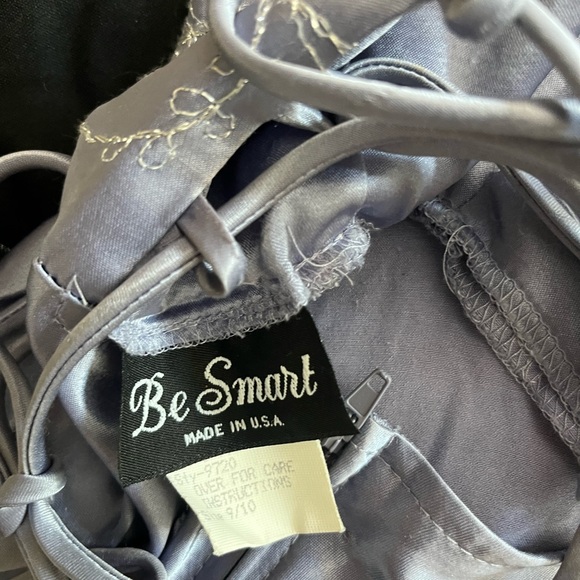 Silk Lace-Back Gown - Picture 3 of 4